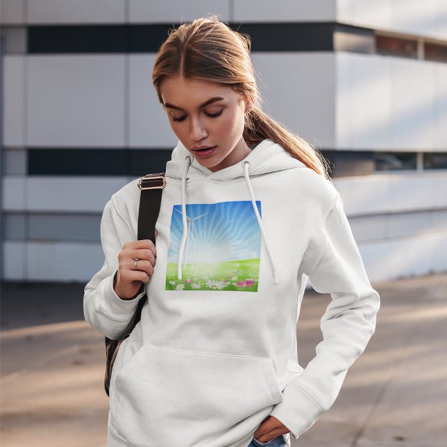 Sweat - shirt à capuche de la ferme éolienne pour  (Créateur téléchargé)