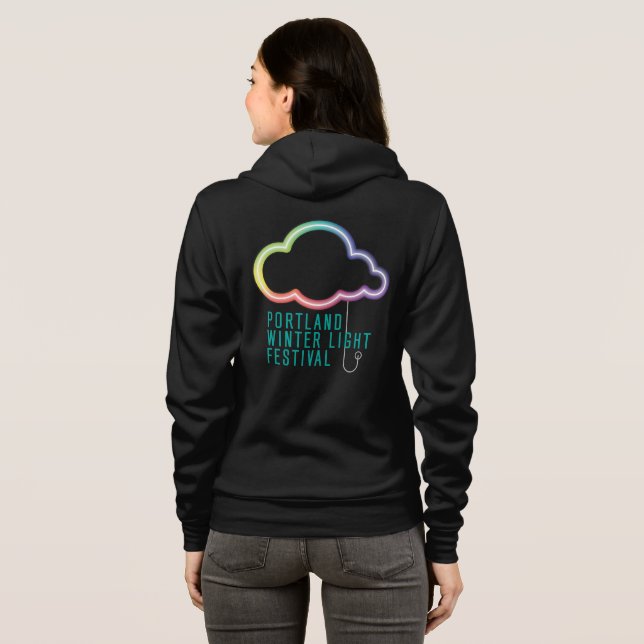 Sweat - shirt à capuche de la fermeture éclair des (Dos entier)