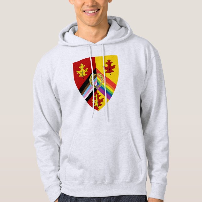 Sweat - shirt à capuche de la Fierté des forêts ro (Devant)