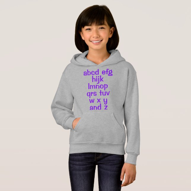 Sweat - shirt à capuche de la fille de la chanson  (Devant entier)