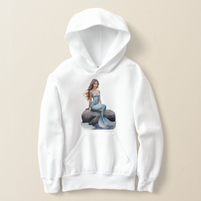 Sweat - shirt à capuche de la fille Imaginaire Mer (Poser)