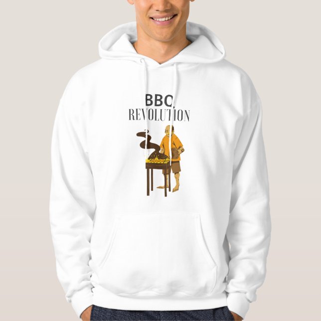Sweat - shirt à capuche de la révolution barbecue (Devant)