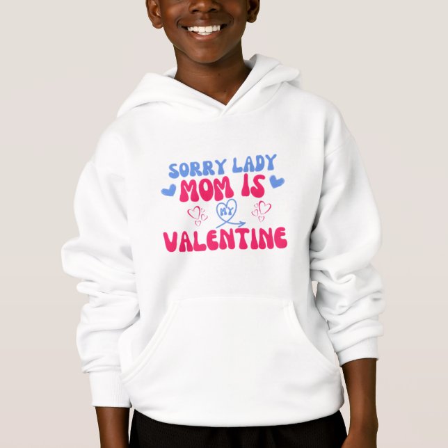 Sweat - shirt à capuche de la Saint Valentin pour  (Devant)