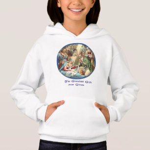 Sweat - shirt à capuche de la scène de la nativité