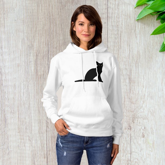 Sweat - shirt à capuche de la Silhouette de chat (Créateur téléchargé)