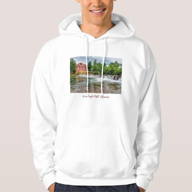 Sweat - shirt à capuche de l'aigle de guerre et de (Devant)