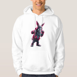 Sweat - shirt à capuche de lapin de boxe