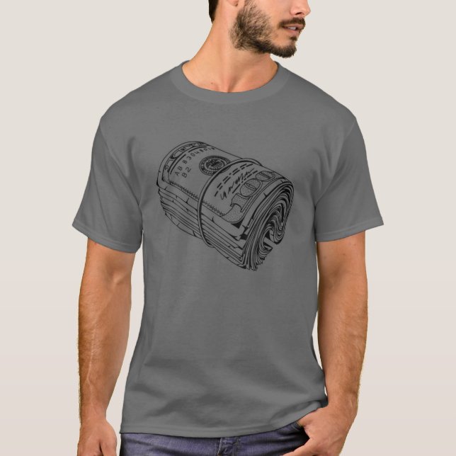 Sweat - shirt à capuche de l'argent, Money Rolls M (Devant)