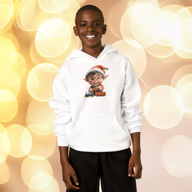 Sweat - shirt à capuche de l'elfe de Noël de l'ing (Créateur téléchargé)