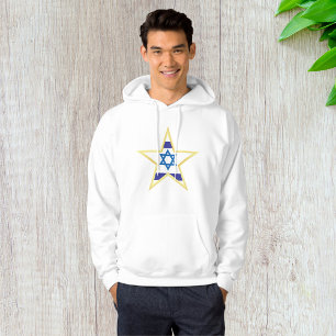 Sweat - shirt à capuche de l'étoile d'or Israël