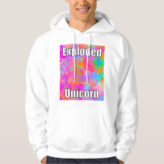 Sweat - shirt à capuche de licorne éclaté
