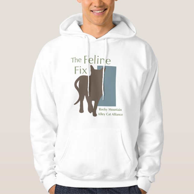 Sweat - shirt à capuche de logo (Devant)