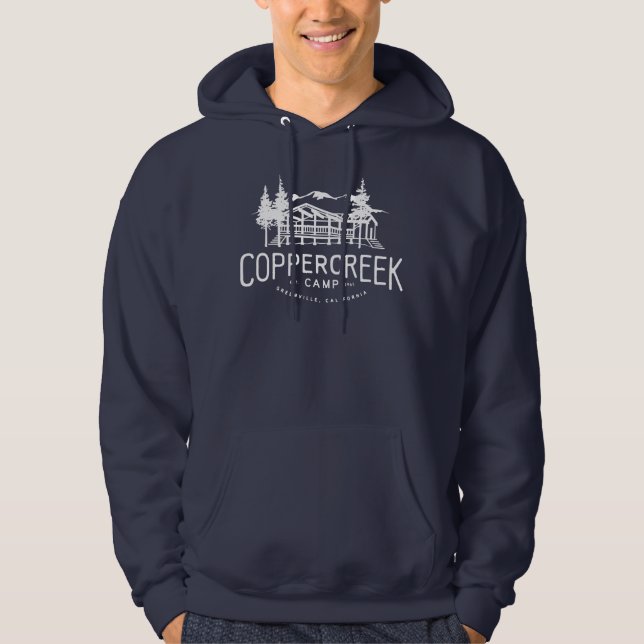 Sweat - shirt à capuche de logo de Coppercreek des (Devant)