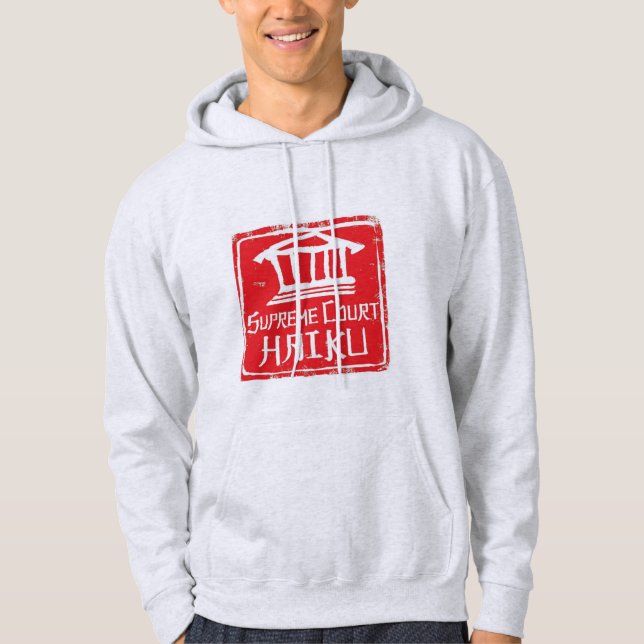 Sweat - shirt à capuche de logo de Haiku de court (Devant)