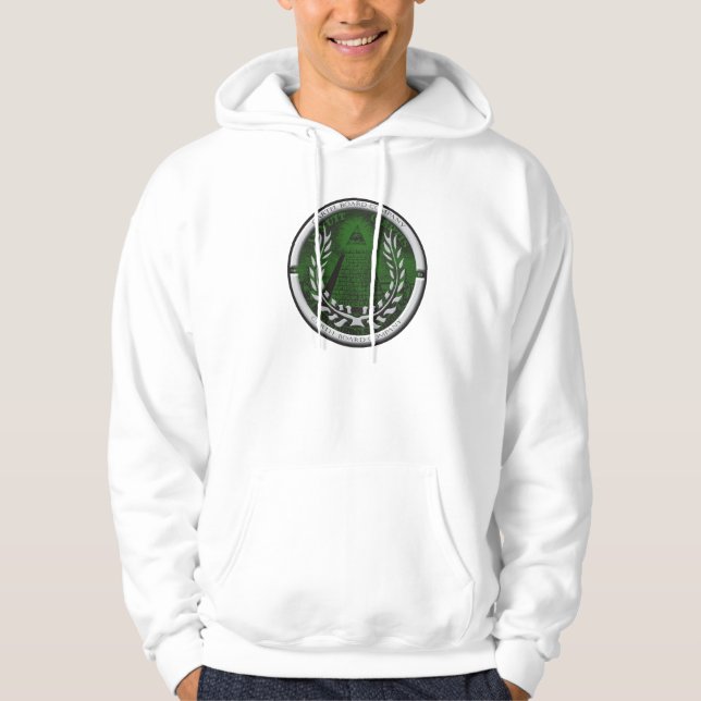 Sweat - shirt à capuche de logo d'oeil (Devant)