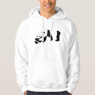 Sweat - shirt à capuche de l'ours panda des femmes