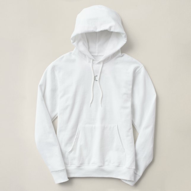 Sweat - shirt à capuche de lune (Design devant)