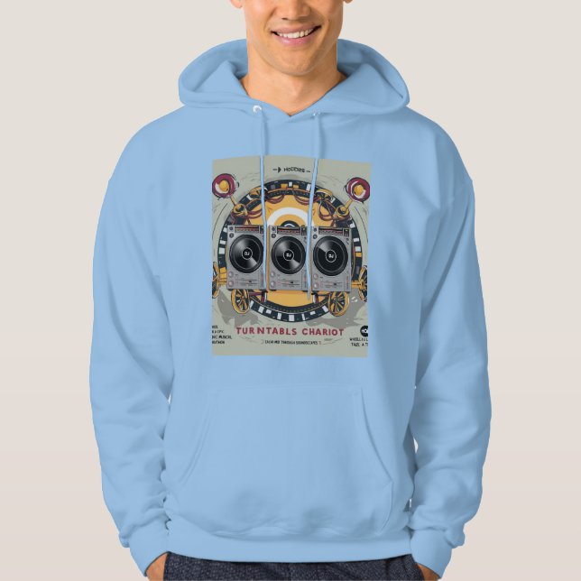 Sweat - shirt à capuche de marathon musical épopé (Devant)