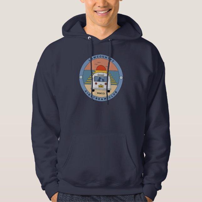 Sweat - shirt à capuche de marine (Devant)