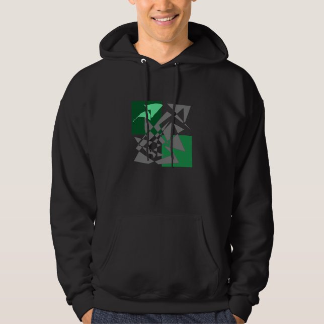 Sweat - shirt à capuche de motif (Devant)