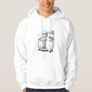 Sweat - shirt à capuche de moutons