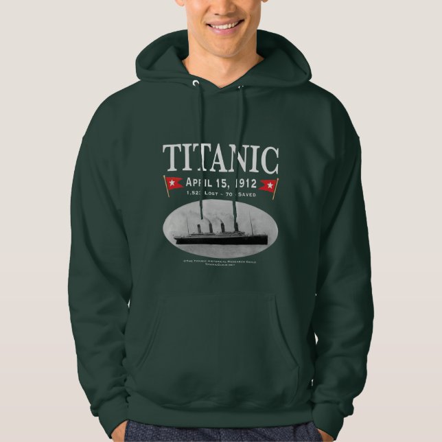Sweat - shirt à capuche de navire fantôme Titanic (Devant)