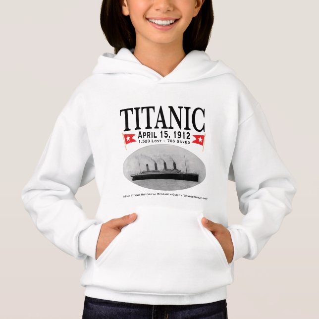 Sweat - shirt à capuche de navire fantôme Titanic (Devant)