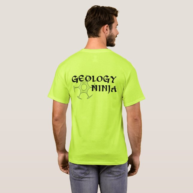 Sweat - shirt à capuche de Ninja de géologie (Dos entier)