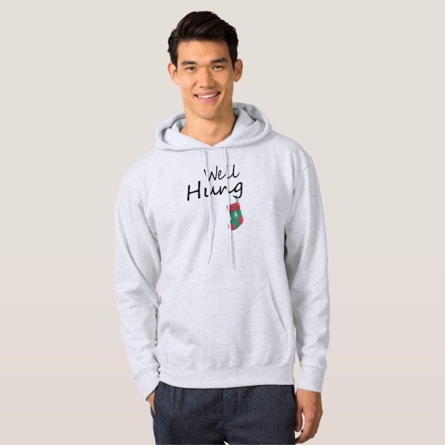 Sweat - shirt à capuche de Noël (Devant entier)