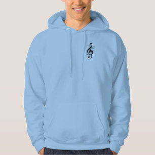 Sweat - shirt à capuche de notes musicales de Clé