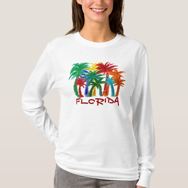 Sweat - shirt à capuche de palmier de dames la (Devant)