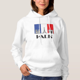 Sweat - shirt à capuche de Paris des dames
