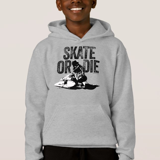 Sweat - shirt à capuche De Patinage Ou De Mort (Ho (Devant)