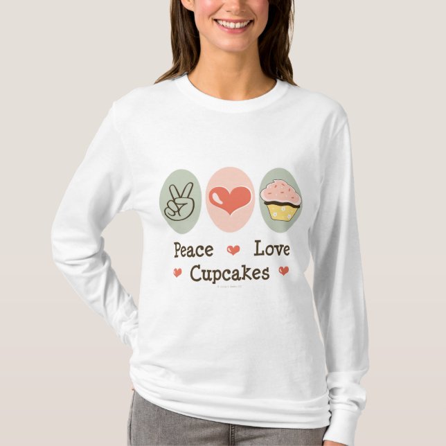 Sweat - shirt à capuche de petits gâteaux d'amour (Devant)