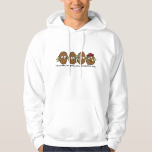 sweat - shirt à capuche de pomme de terre de