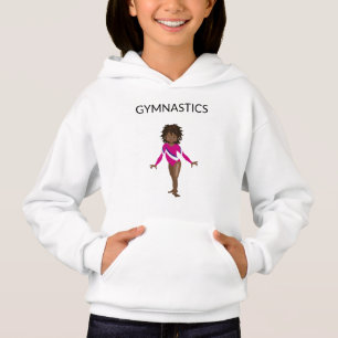 Sweat - shirt à capuche de pull de fille de gymnas