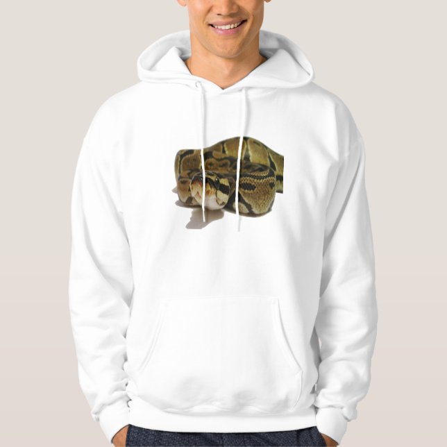 Sweat - shirt à capuche de python de boule (Devant)