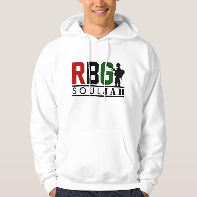 Sweat - shirt à capuche de RBG Souljah (Devant)