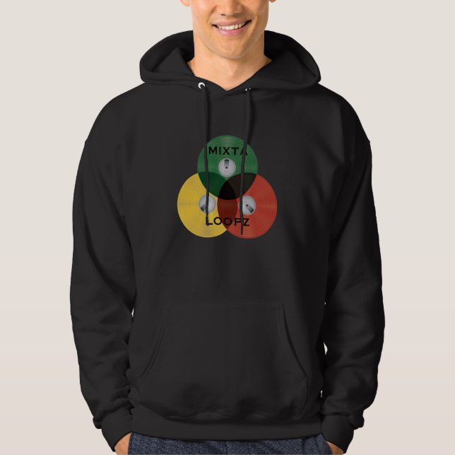 Sweat - shirt à capuche de reggae Mixta Loopz (Devant)