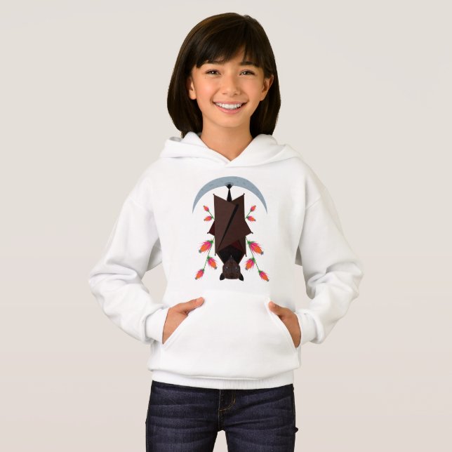 Sweat - shirt à capuche de repoussage de Fox volan (Devant entier)