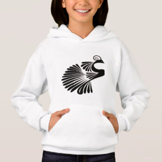 Sweat - shirt à capuche de repoussage Peacock pour