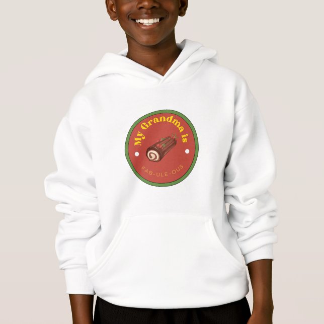 Sweat - shirt à capuche de repoussage pour enfants (Devant)
