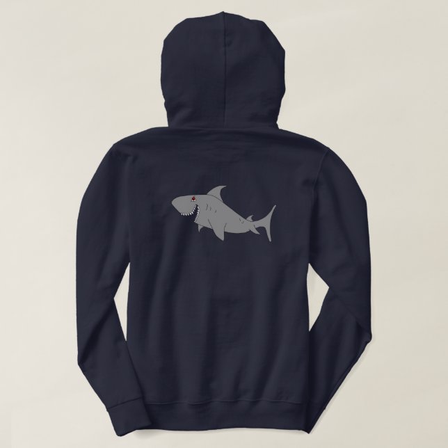 Sweat - shirt à capuche de requin (Design dos)