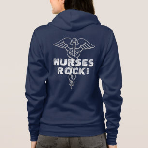 Sweat - shirt à capuche de roche d'infirmières