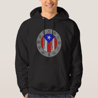 Sweat - shirt à capuche de roue de Taino
