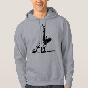 Sweat - shirt à capuche de silhouette de BBoy
