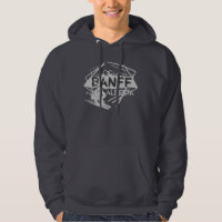 Sweat - shirt à capuche de ski de Banff Alberta
