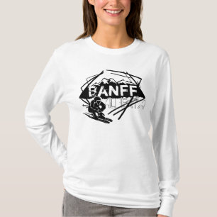 Sweat - shirt à capuche de ski de Banff Alberta Ca
