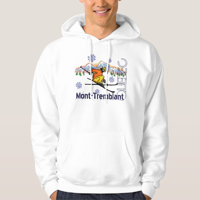 Sweat - shirt à capuche de ski de Mont Tremblant (Devant)