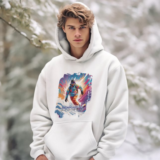 Sweat - shirt à capuche de snowboard (Créateur téléchargé)